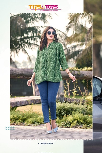 TIPS-TOPS-GLAMOUR-VOL-2-GEORGETTE-SHORT-KURTI-WHOLESALER-IN-SURAT-1