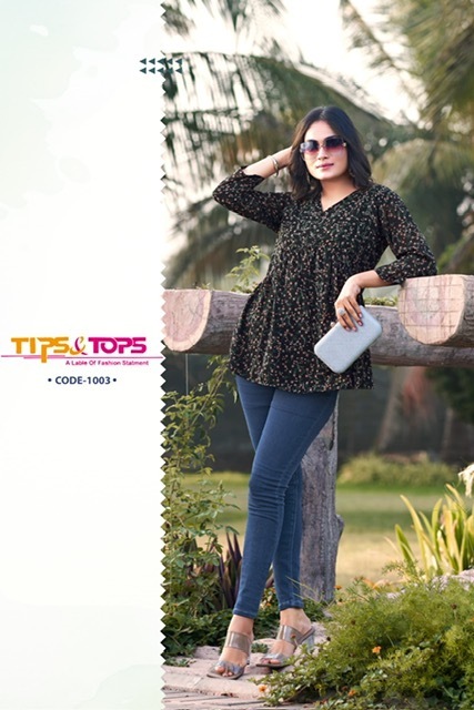 TIPS-TOPS-GLAMOUR-VOL-2-GEORGETTE-SHORT-KURTI-WHOLESALER-IN-SURAT-7