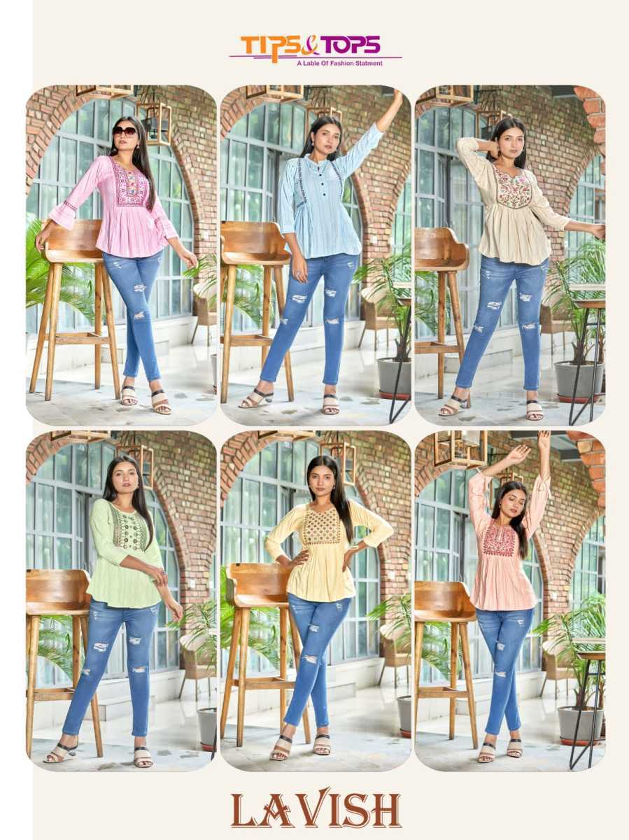 TIPS-TOPS-LAVISH-RAYON-EMBROIDERY-SHORT-TOPS-MANUFACTURER-8
