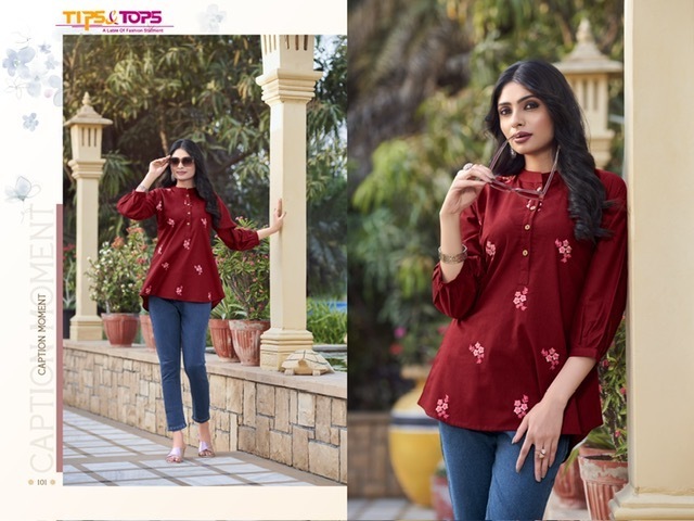TIPS-TOPS-LIFESTYLE-COTTON-SHORT-KURTIS-WHOLESALER-IN-SURAT-2