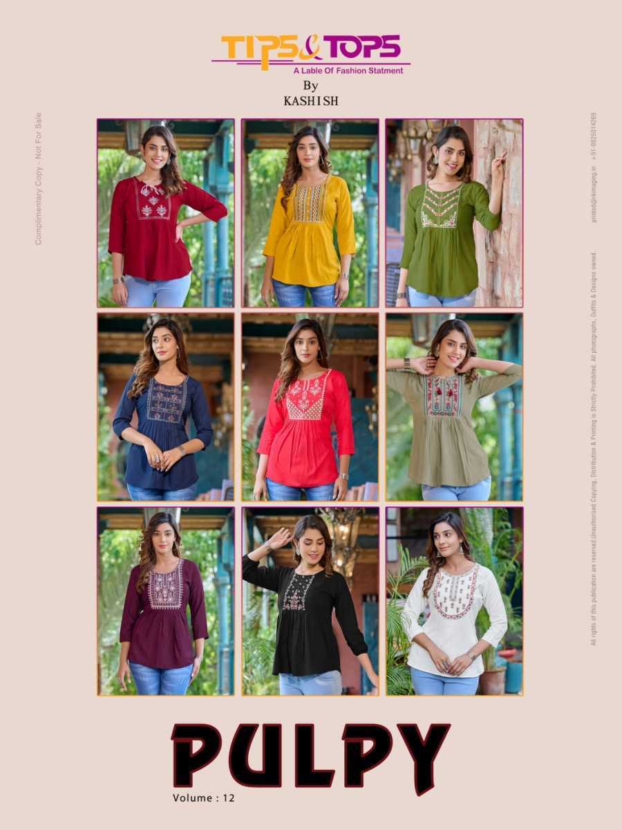 TIPS-TOPS-PULPY-VOL-12-RAYON-SLUB-EMBROIDERY-SHORT-TOPS-NEW-CATALOGUE-11