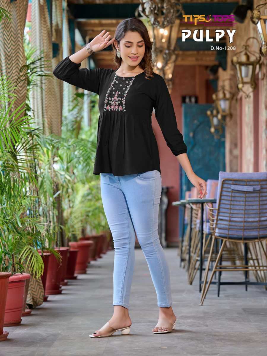 TIPS-TOPS-PULPY-VOL-12-RAYON-SLUB-EMBROIDERY-SHORT-TOPS-NEW-CATALOGUE-5