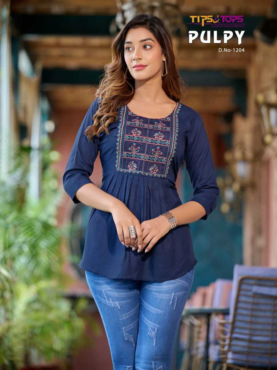 TIPS-TOPS-PULPY-VOL-12-RAYON-SLUB-EMBROIDERY-SHORT-TOPS-NEW-CATALOGUE-7