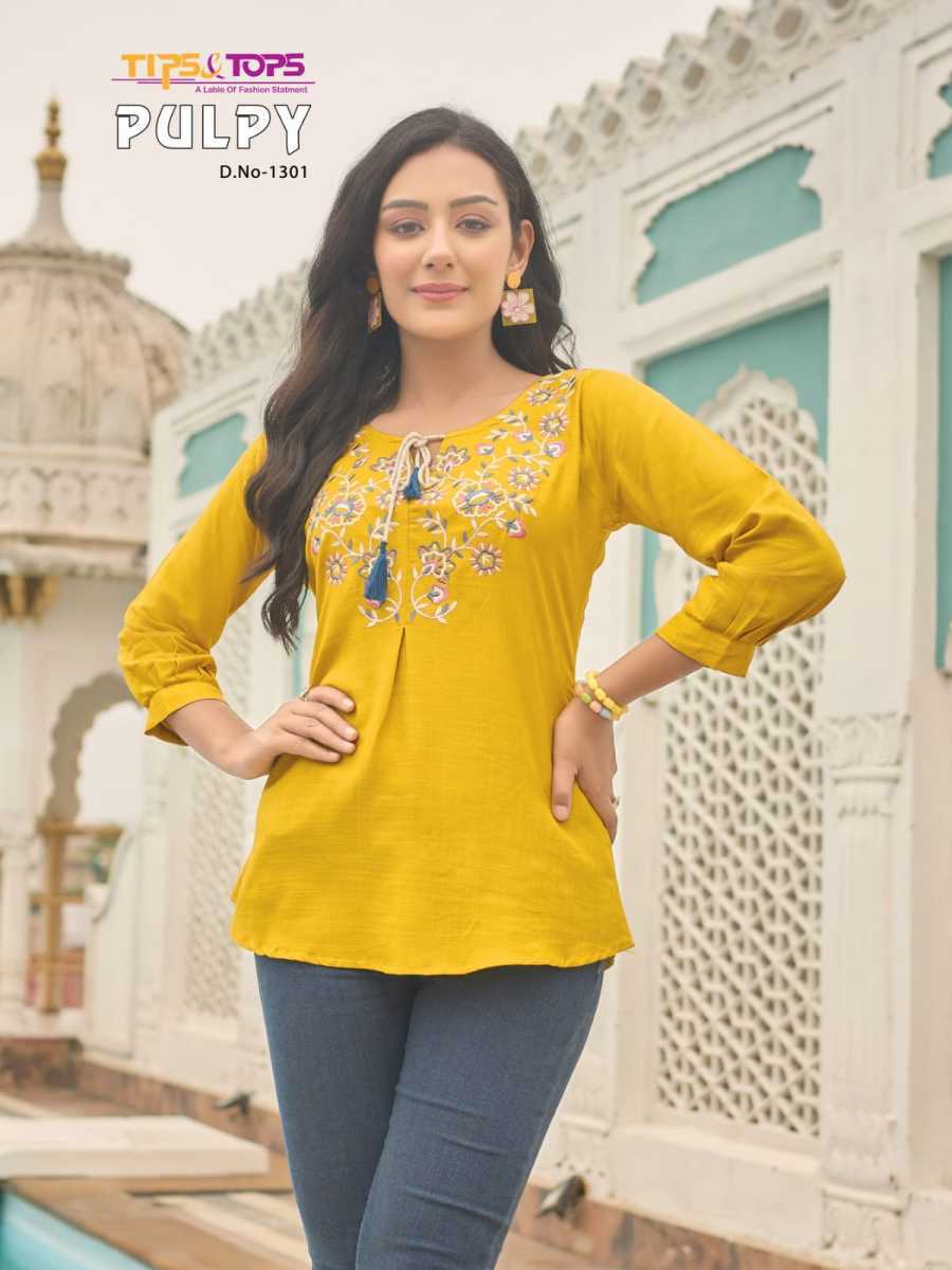 TIPS-TOPS-PULPY-VOL-13-RAYON-SLUB-EMBROIDERY-SHORT-TOPS-NEW-CATALOGUE-2