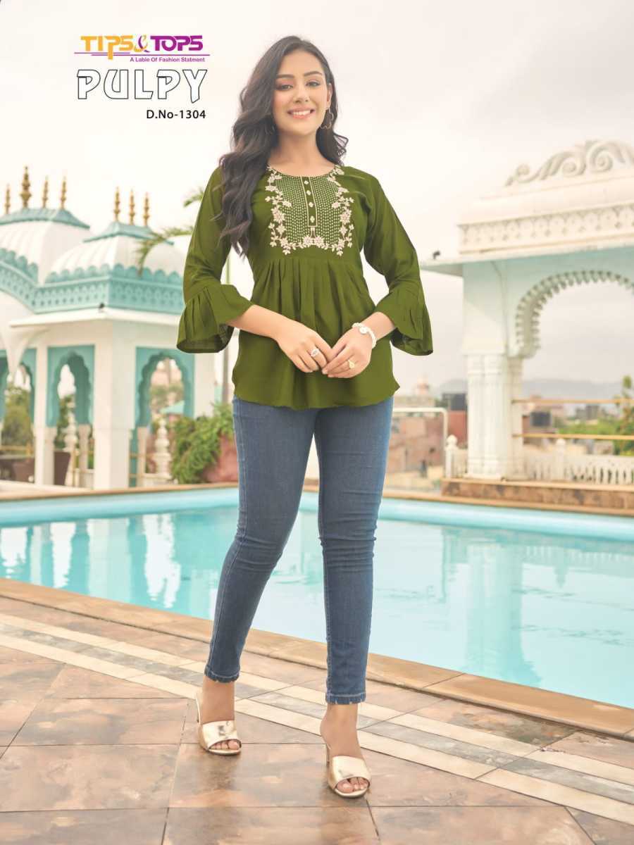 TIPS-TOPS-PULPY-VOL-13-RAYON-SLUB-EMBROIDERY-SHORT-TOPS-NEW-CATALOGUE-5
