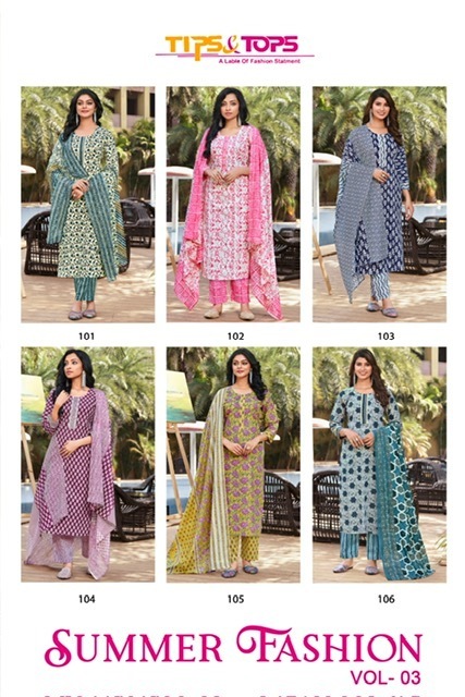 TIPS-TOPS-SUMMER-FASHION-VOL-3-COTTON-KURTI-WHOLESALER-IN-SURAT-8