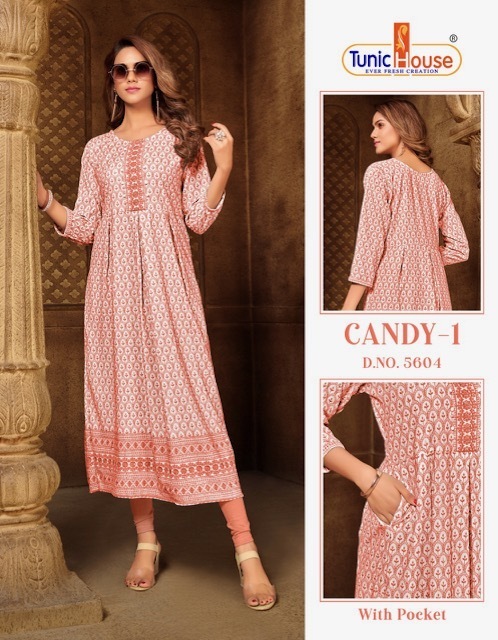TUNIC-HOUSE-CANDY-VOL-1-VISCOSE-RAYON-LONG-KURTIS-AT-SURAT-3