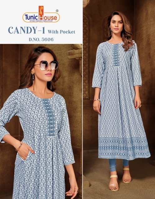 TUNIC-HOUSE-CANDY-VOL-1-VISCOSE-RAYON-LONG-KURTIS-AT-SURAT-6