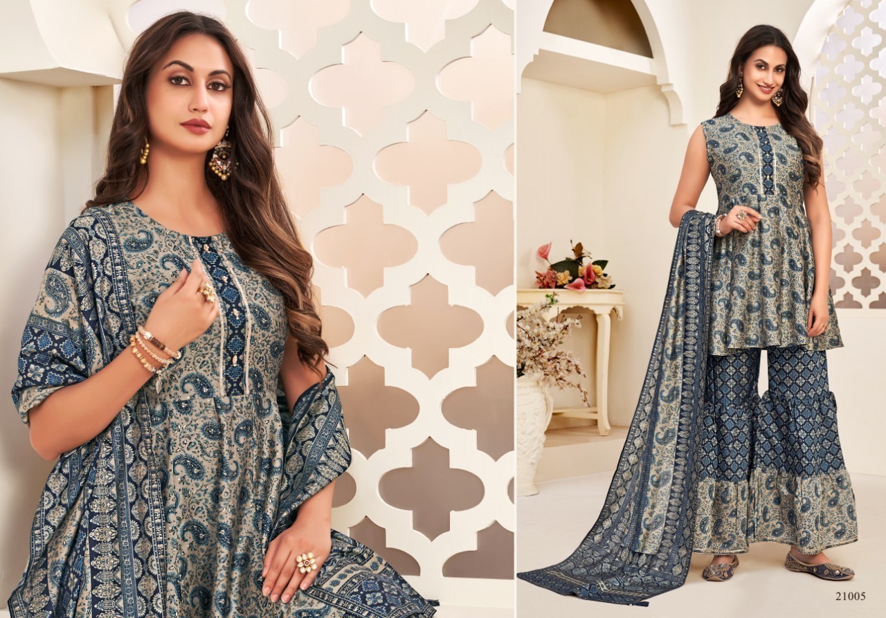 TUNIC-HOUSE-HARLIN-VOL-2-LATEST-TOP-SHARARA-WITH-DUPATTA-AT-SURAT-3