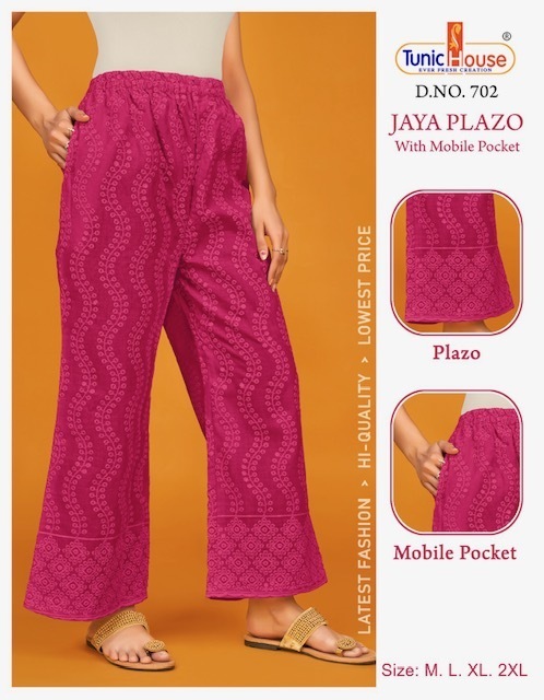 TUNIC-HOUSE-JAYA-PLAZO-COTTON-PLAZO-WITH-MOBILE-POCKET-NEW-CATALOGUE-1