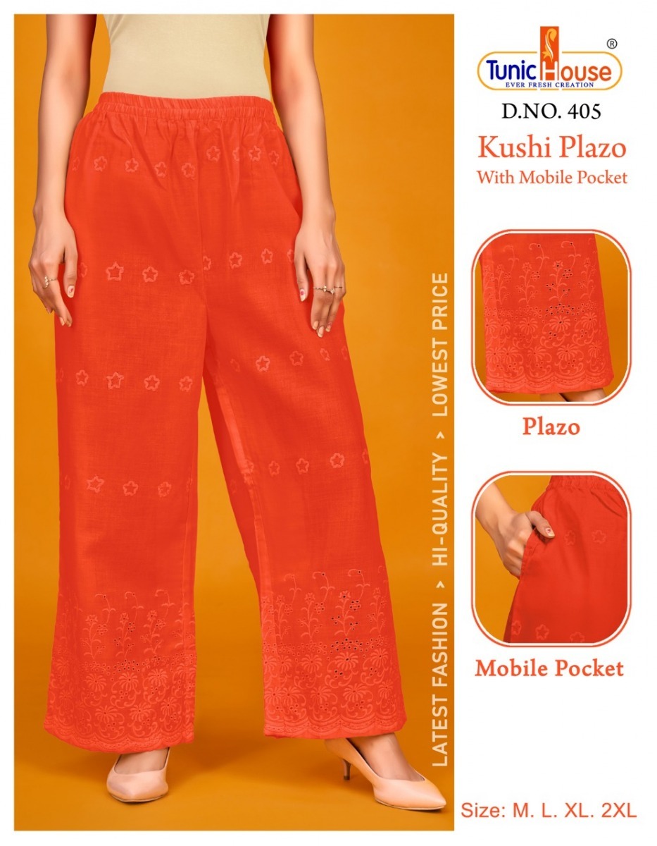 TUNIC-HOUSE-KHUSHI-LUCKNOWI-CHIKAN-WORK-COTTON-PANTS-CATALOGUE-1
