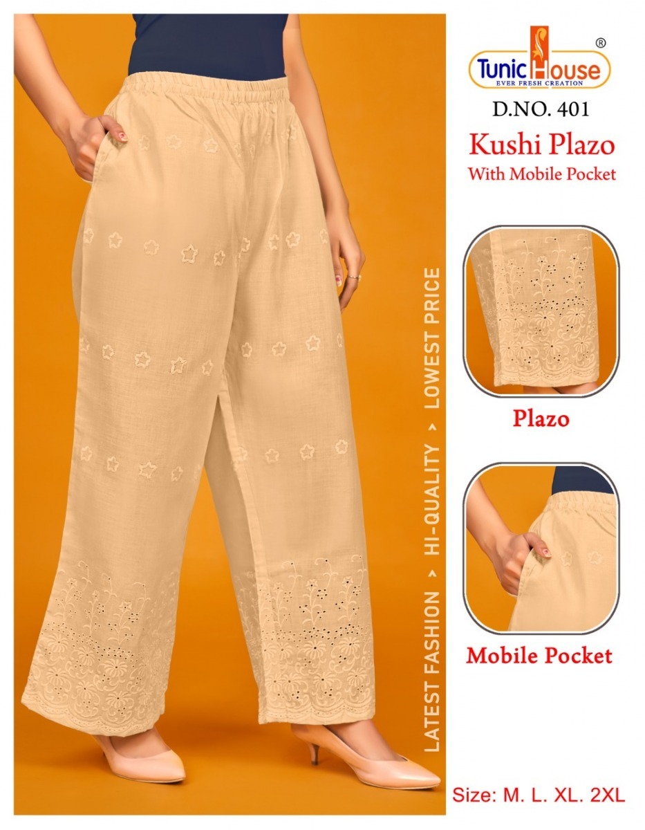 TUNIC-HOUSE-KHUSHI-LUCKNOWI-CHIKAN-WORK-COTTON-PANTS-CATALOGUE-4