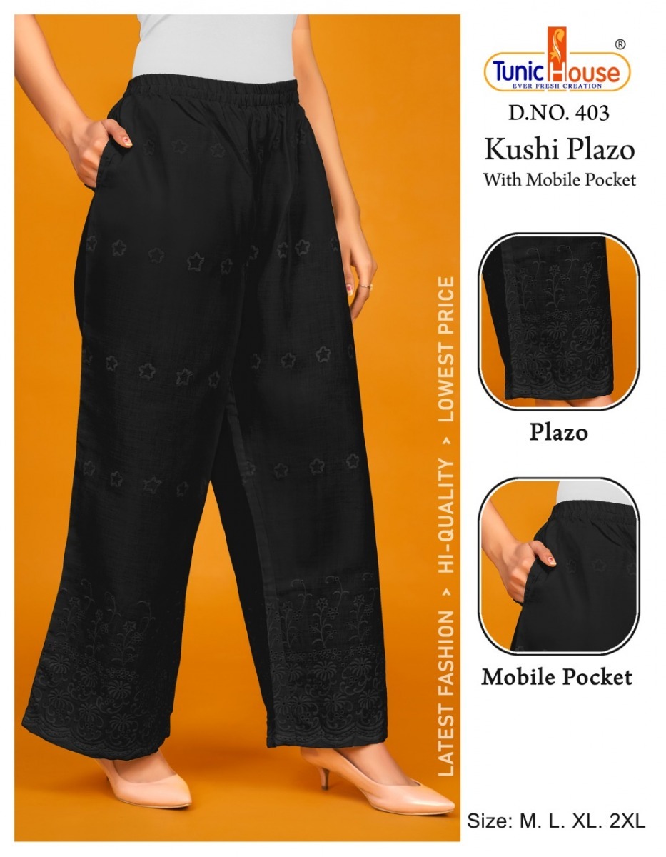 TUNIC-HOUSE-KHUSHI-LUCKNOWI-CHIKAN-WORK-COTTON-PANTS-CATALOGUE-6