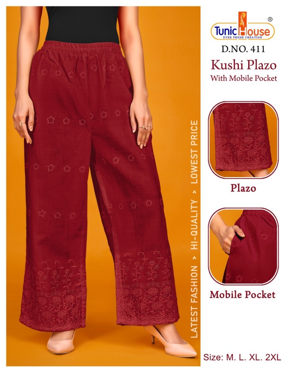 TUNIC-HOUSE-KHUSHI-LUCKNOWI-CHIKAN-WORK-COTTON-PANTS-CATALOGUE-7