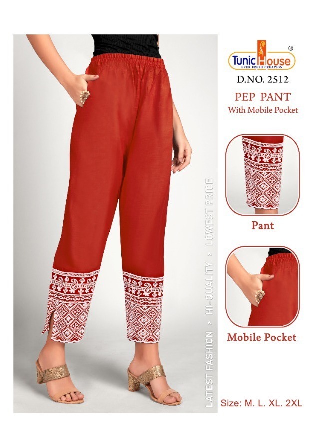 TUNIC-HOUSE-PEP-PANT-LUCKNOWI-CHIKAN-WORK-PANTS-LATEST-CATALOGUE-3