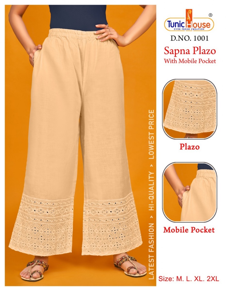 TUNIC-HOUSE-SAPNA-PLAZO-VOL-2-COTTON-PLAZO-WITH-MOBILE-POCKET-AT-WHOLESALE-1