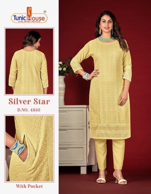 TUNIC-HOUSE-SILVER-STAR-GEORGETTE-KURTI-WITH-PANT-COMBO-SET-WHOLESALER-2