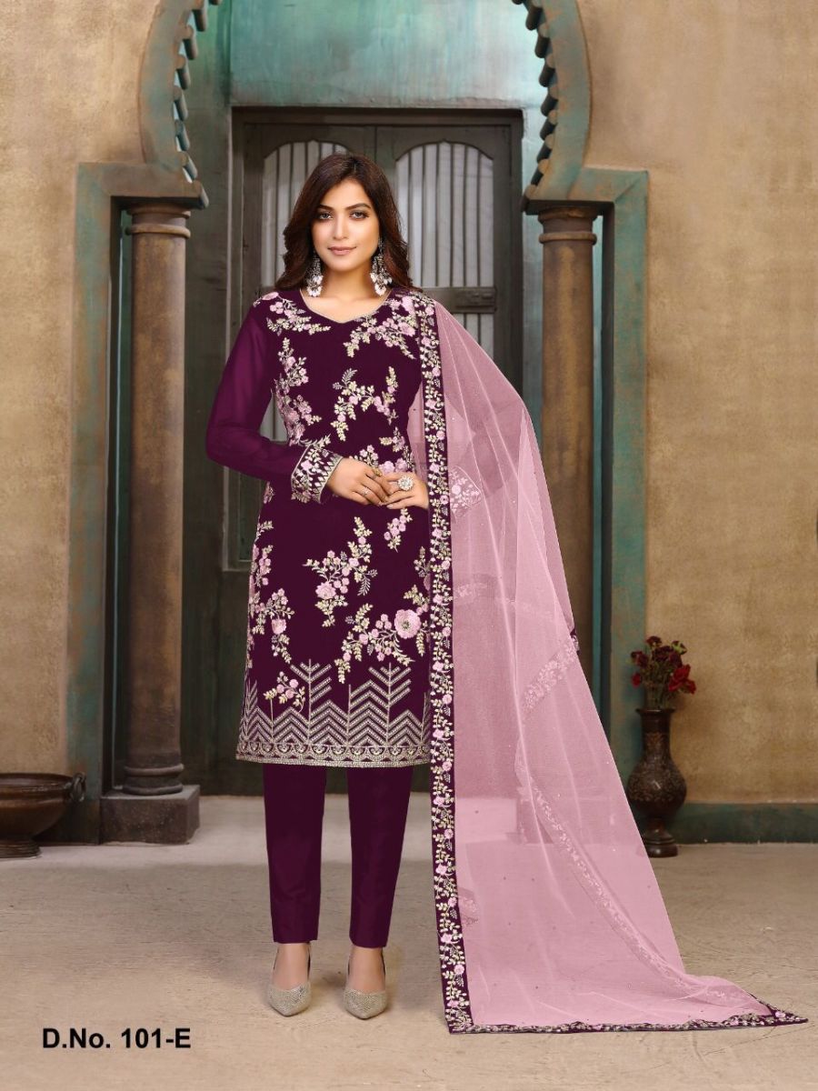 TWEESHA-VANI-D.NO-101-GEORGETTE-WITH-EMBROIDERY-PAKISTANI-SUITS-WHOLESALE-2