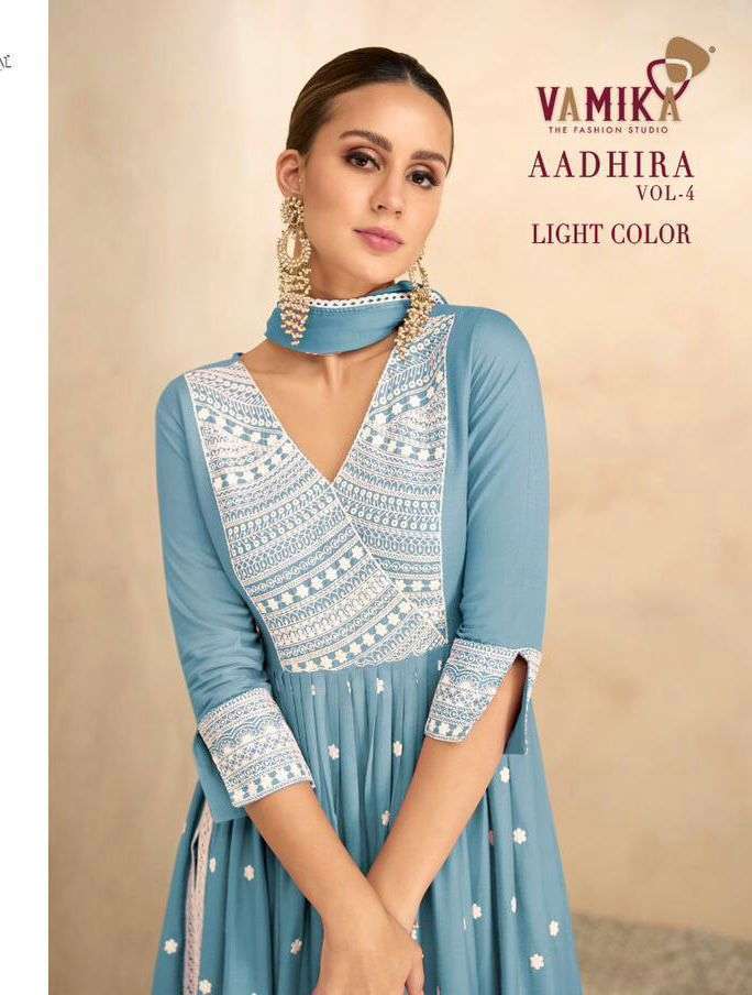 VAMIKA-AADHIRA-VOL-4-LIGHT-COLOR-KURTI-PANT-WITH-DUPATTA-WHOLESALER-SURAT-1