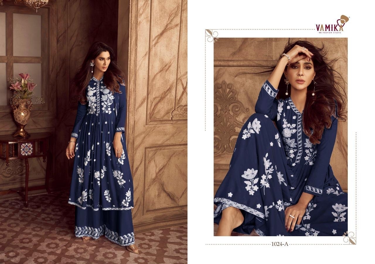 VAMIKA-LAKHNAVI-VOL-4-PLATNIUM-REYON-KURTI-PALAZZO-WITH-DUPATTA-SET-2