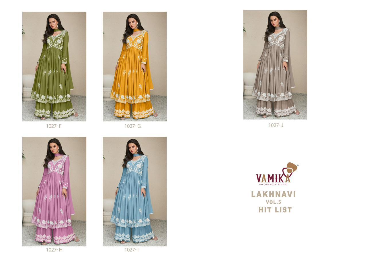 VAMIKA-LAKHNAVI-VOL-5-HIT-LIST-KURTI-PALAZZO-WITH-DUPATTA-WHOLESALER-7