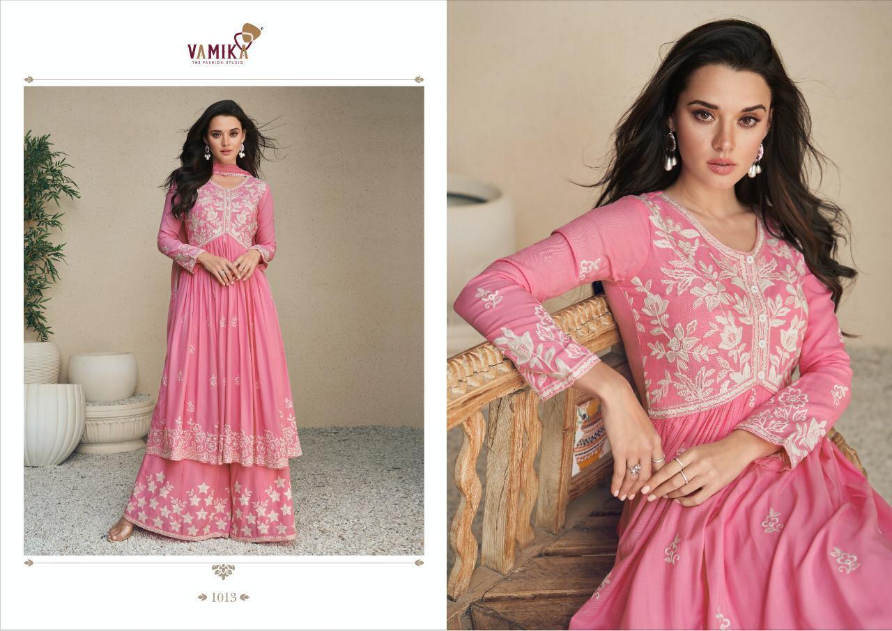 VAMIKA-LAKHNAVI-VOL-5-RAYON-KURTI-PALAZZO-WITH-DUPATTA-SET-CATALOGUE-1