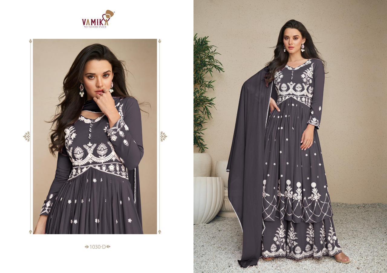 VAMIKA-LAKHNAVI-VOL-5-SILVER-RAYON-KURTI-PALAZZO-WITH-DUPATTA-WHOLESALER-SURAT-2