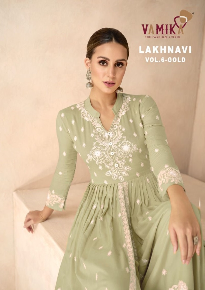 VAMIKA-LAKHNAVI-VOL-6-GOLD-DESIGNER-KURTIS-MANUFACTURER-1
