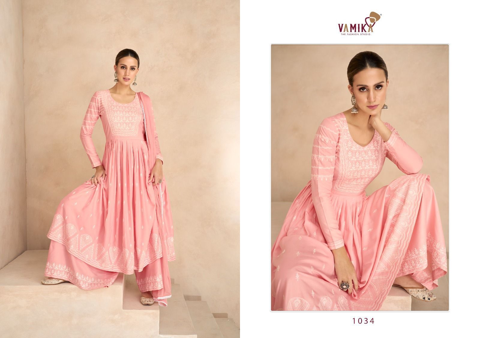 VAMIKA-LAKHNAVI-VOL-6-RAYON-KURTI-PALAZZO-WITH-DUPATTA-WHOLESALER-SURAT-3