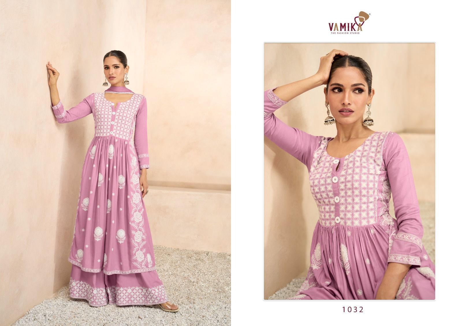 VAMIKA-LAKHNAVI-VOL-6-RAYON-KURTI-PALAZZO-WITH-DUPATTA-WHOLESALER-SURAT-5