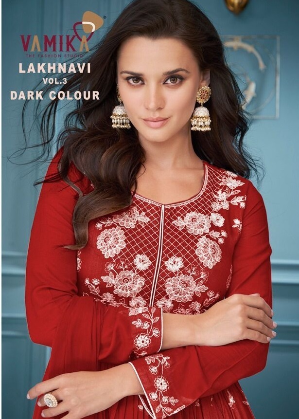 VAMIKA-LAKHNAWI-VOL-3-DARK-COLOUR-TOP-PLAZO-WITH-DUPATTA-AT-WHOLESALE-3