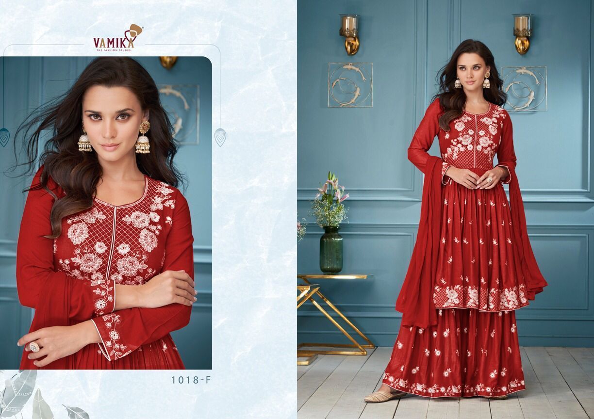 VAMIKA-LAKHNAWI-VOL-3-DARK-COLOUR-TOP-PLAZO-WITH-DUPATTA-AT-WHOLESALE-5