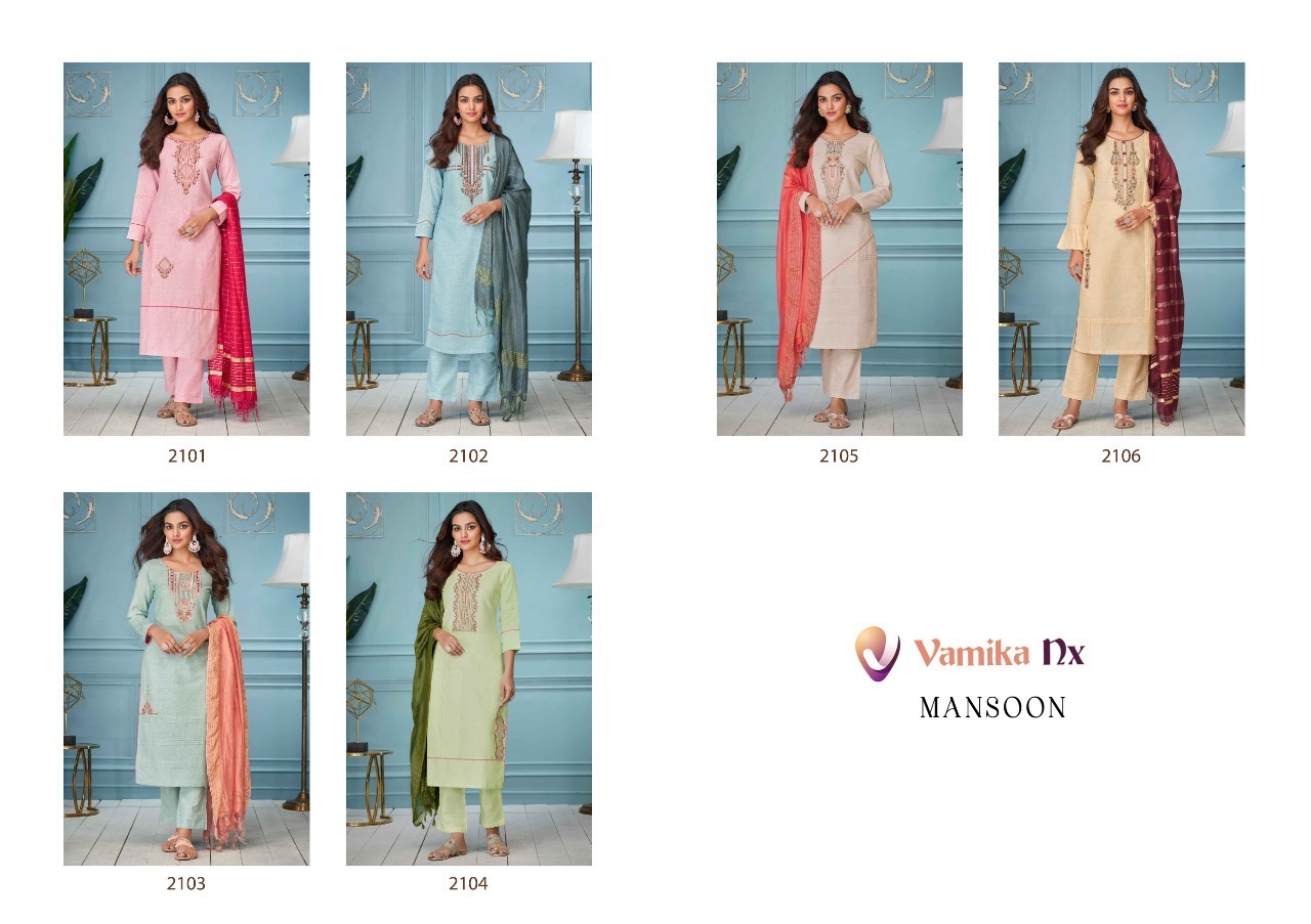 VAMIKA-NX-MANSOON-KURTI-PANT-WITH-DUPATTA-MANUFACTURER-SURAT-6