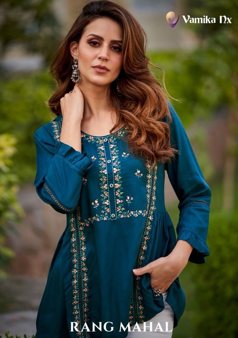 VAMIKA-RANG-MAHAL-SHORT-KURTIS-CATALOGUE-WHOLESALER-IN-SURAT-1