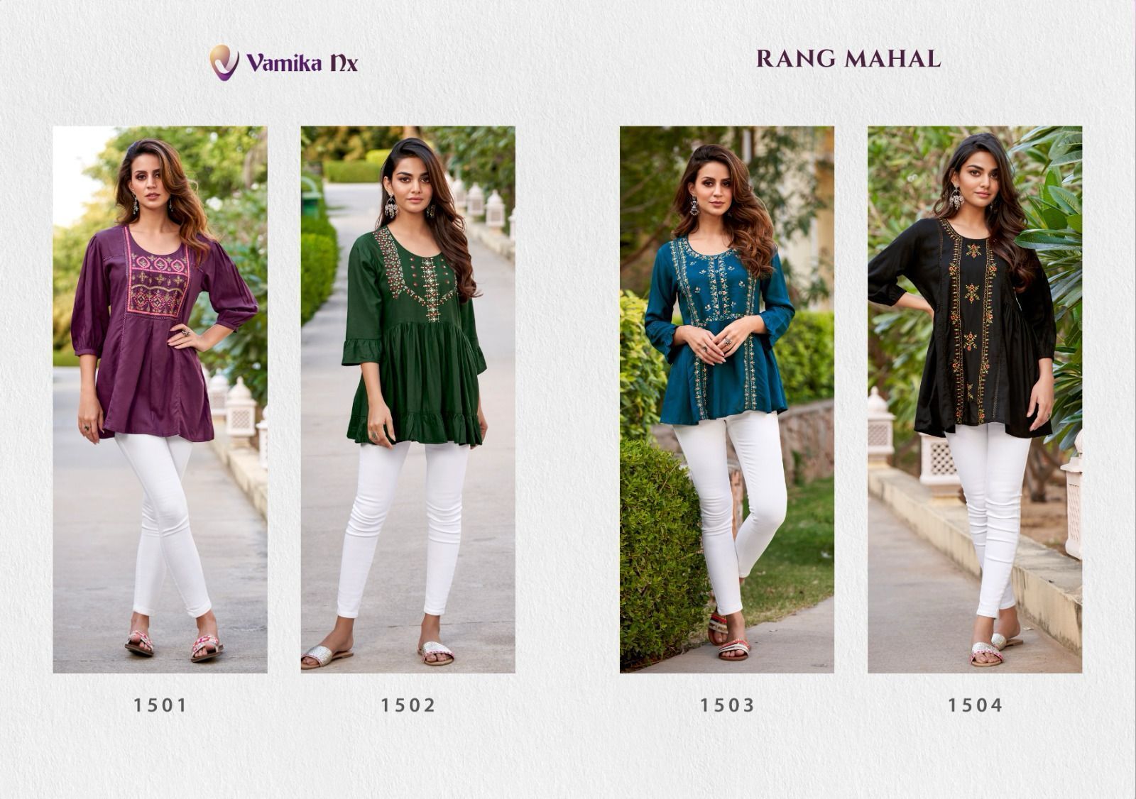 VAMIKA-RANG-MAHAL-SHORT-KURTIS-CATALOGUE-WHOLESALER-IN-SURAT-8
