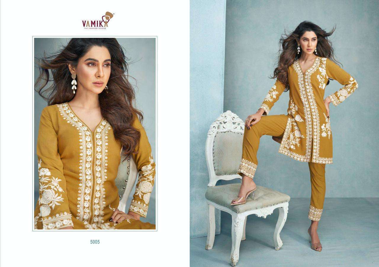 VAMIKA-VEERA-VISCOSE-RAYON-KURTI-WITH-PANT-CORD-SET-CATALOGUE-8