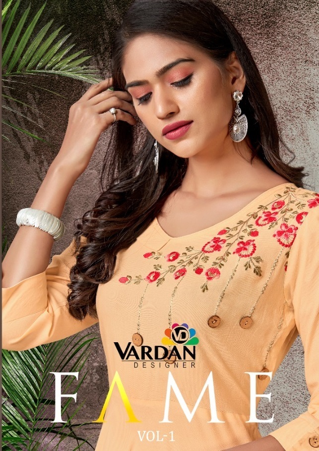 VARDAN-DESIGNER-FAME-VOL-1-RAYON-LONG-GOWN-STYLE-KURTIS-1