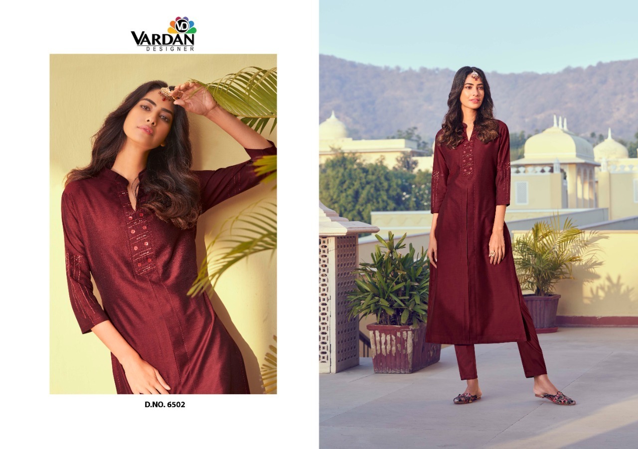 VARDAN-DESIGNER-RAAHAT-VOL-1-ROMAN-SILK-KURTI-WITH-PANTS-NEW-CATALOGUE-2
