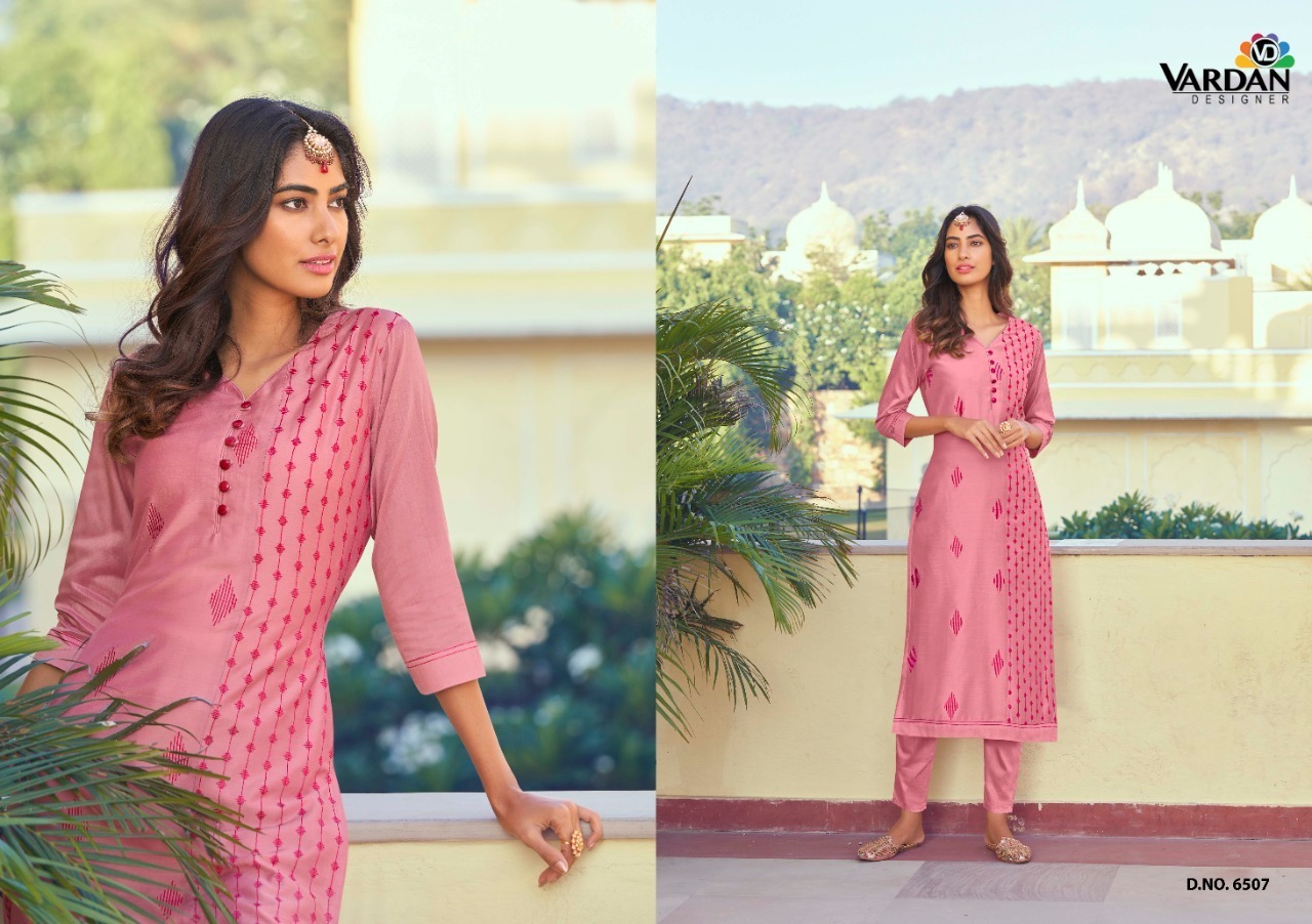 VARDAN-DESIGNER-RAAHAT-VOL-2-ROMAN-SILK-KURTI-WITH-PANTS-AT-SURAT-3