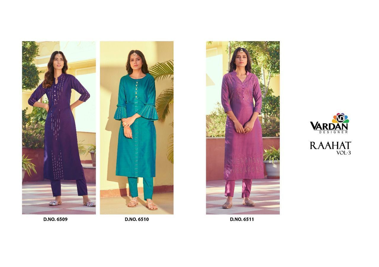VARDAN-DESIGNER-RAAHAT-VOL-3-ROMAN-SILK-KURTI-WITH-PANTS-AT-WHOLESALE-6