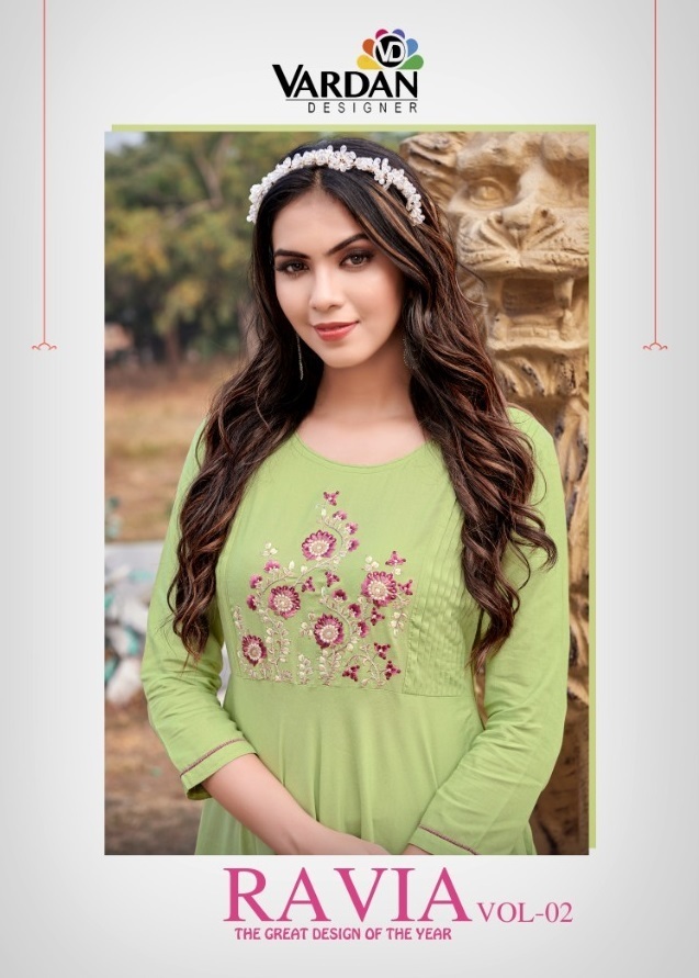 VARDAN-DESIGNER-RAVIA-VOL-2-RAYON-LONG-GOWN-STYLE-KURTIS-WHOLESALER-SURAT-1
