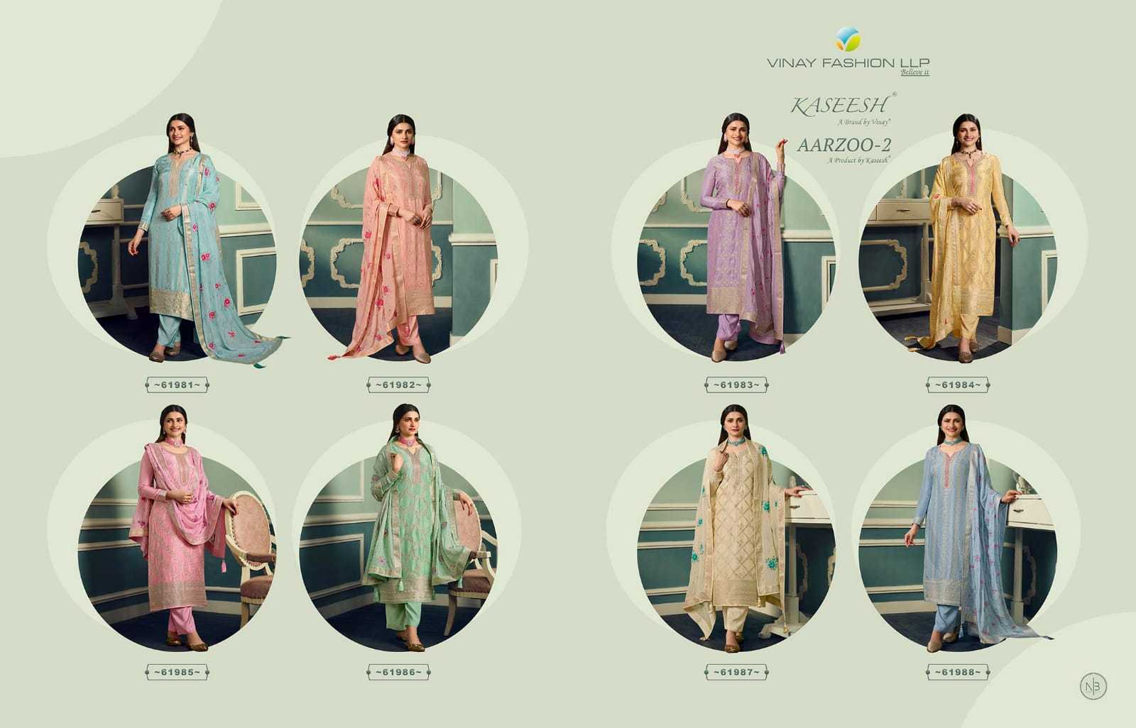 VINAY-AARZOO-VOL-2-61981-61988-DOLA-JACQUARD-EMBROIDERY-SUITS-LATEST-CATALOGUE-2