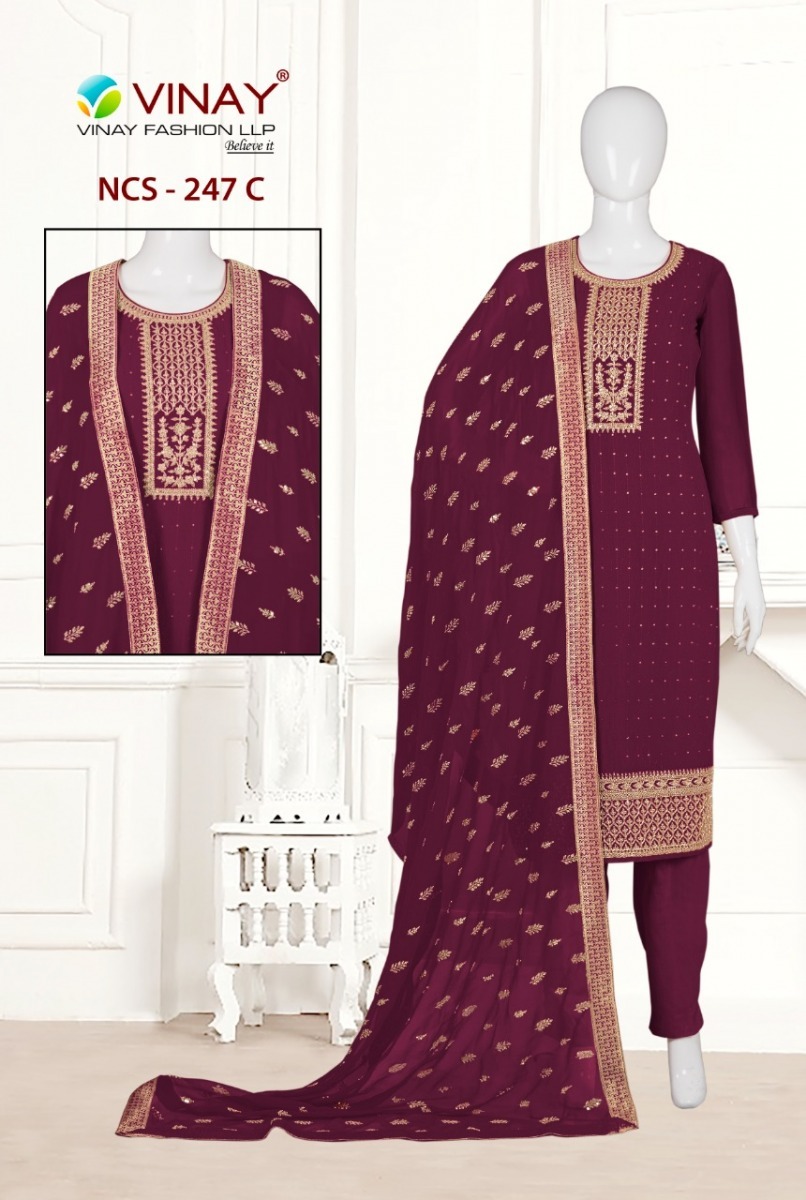 VINAY-FASHION-NCS-247-GEORGETTE-EMBROIDERED-SUIT-WHOLESALE-4