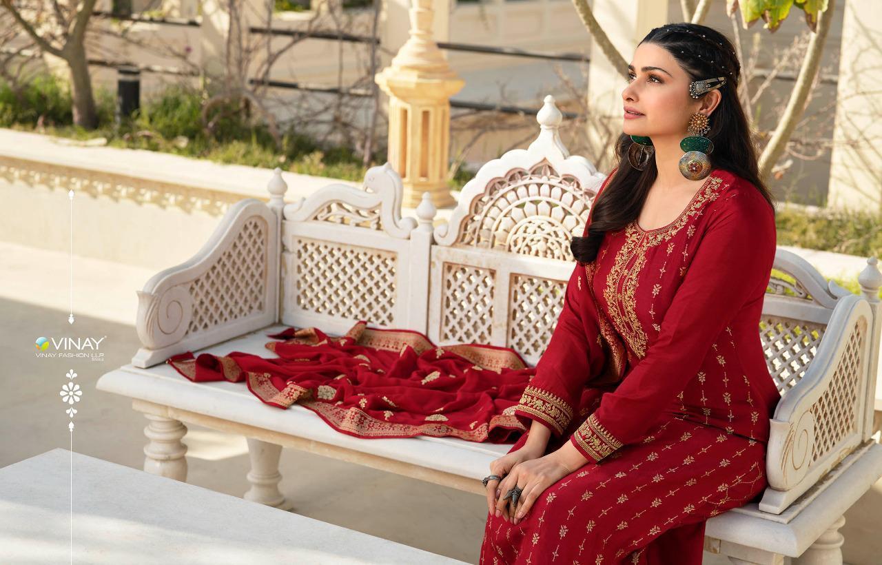 VINAY-KASEESH-GLAZZE-DOLA-SILK-EMBROIDERY-SUITS-LATEST-CATALOGUE-11
