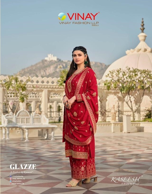 VINAY-KASEESH-GLAZZE-DOLA-SILK-EMBROIDERY-SUITS-LATEST-CATALOGUE-2