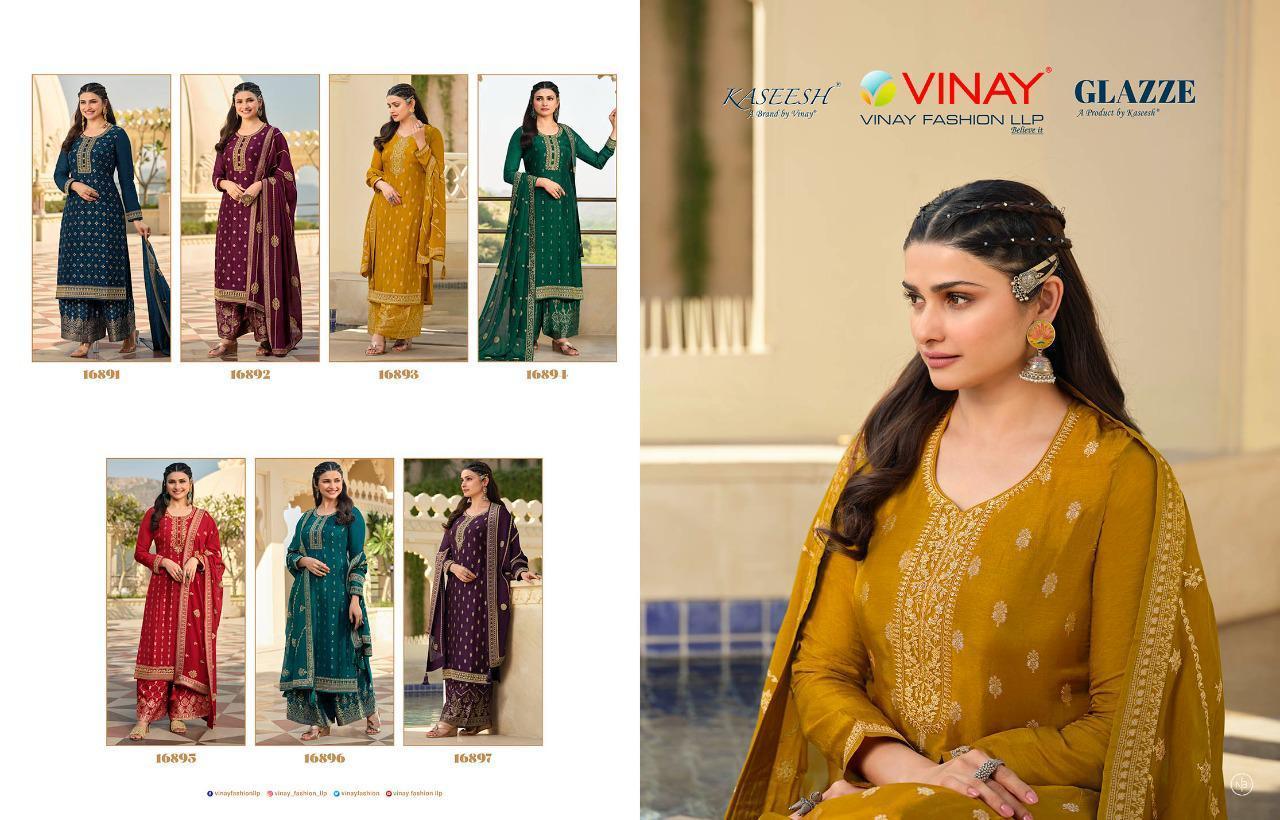 VINAY-KASEESH-GLAZZE-DOLA-SILK-EMBROIDERY-SUITS-LATEST-CATALOGUE-9