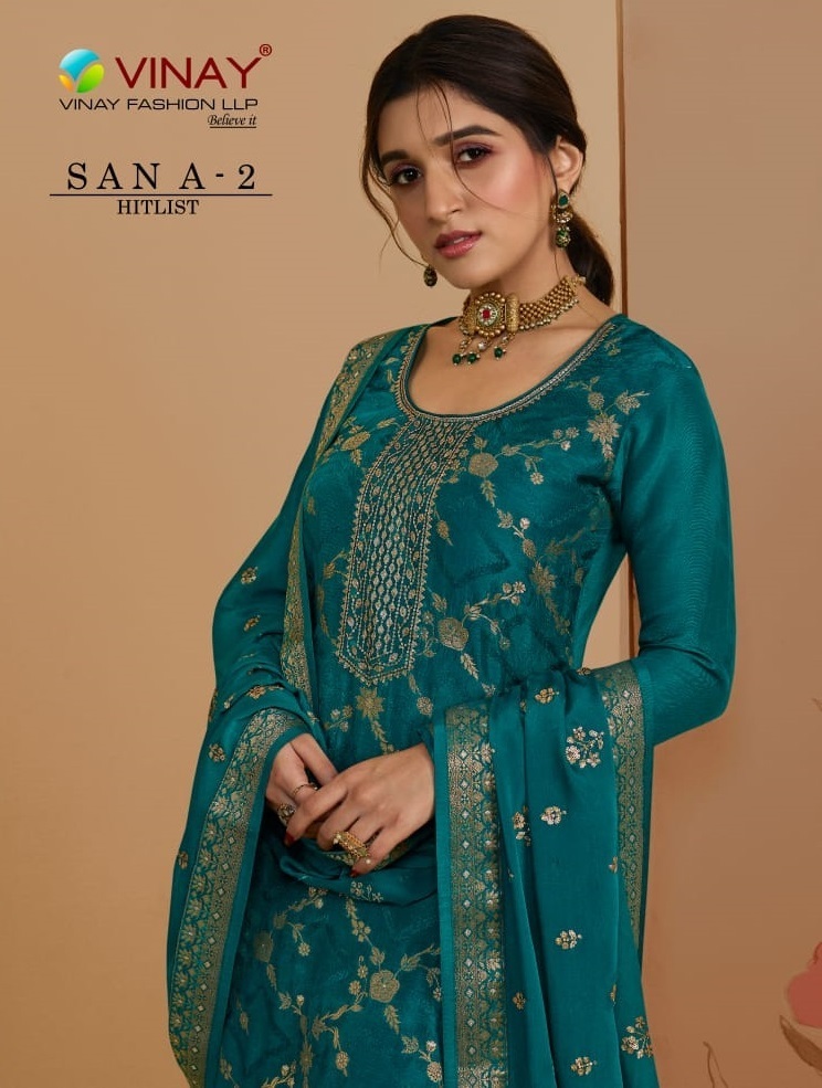 VINAY-KASEESH-SANA-VOL-2-DOLA-ZARI-JACQUARD-SUITS-WHOLESALER-SURAT-1-Copy