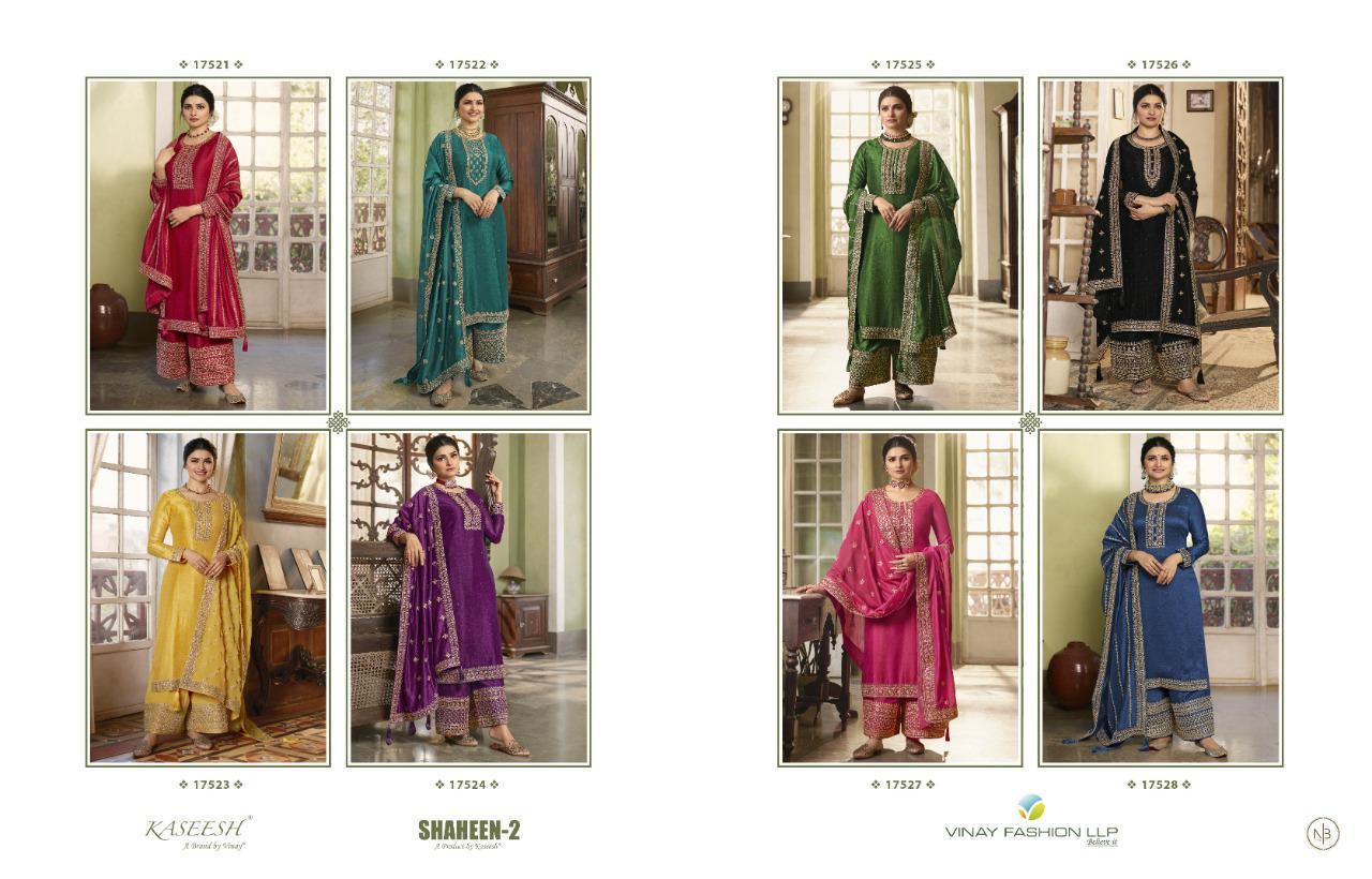 VINAY-KASEESH-SHAHEEN-VOL-2-SILK-EMBROIDERY-SUITS-AT-SURAT-15