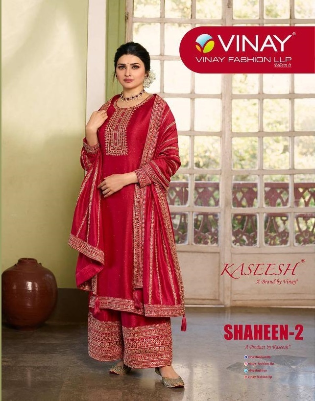 VINAY-KASEESH-SHAHEEN-VOL-2-SILK-EMBROIDERY-SUITS-AT-SURAT-5