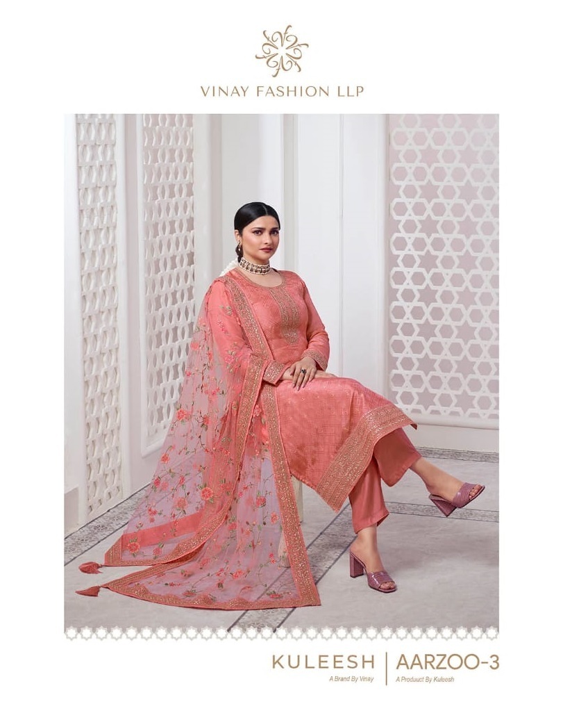 VINAY-KULEESH-AARZOO-VOL-3-HEAVY-SALWAR-SUITS-WHOLESALER-SURAT-1
